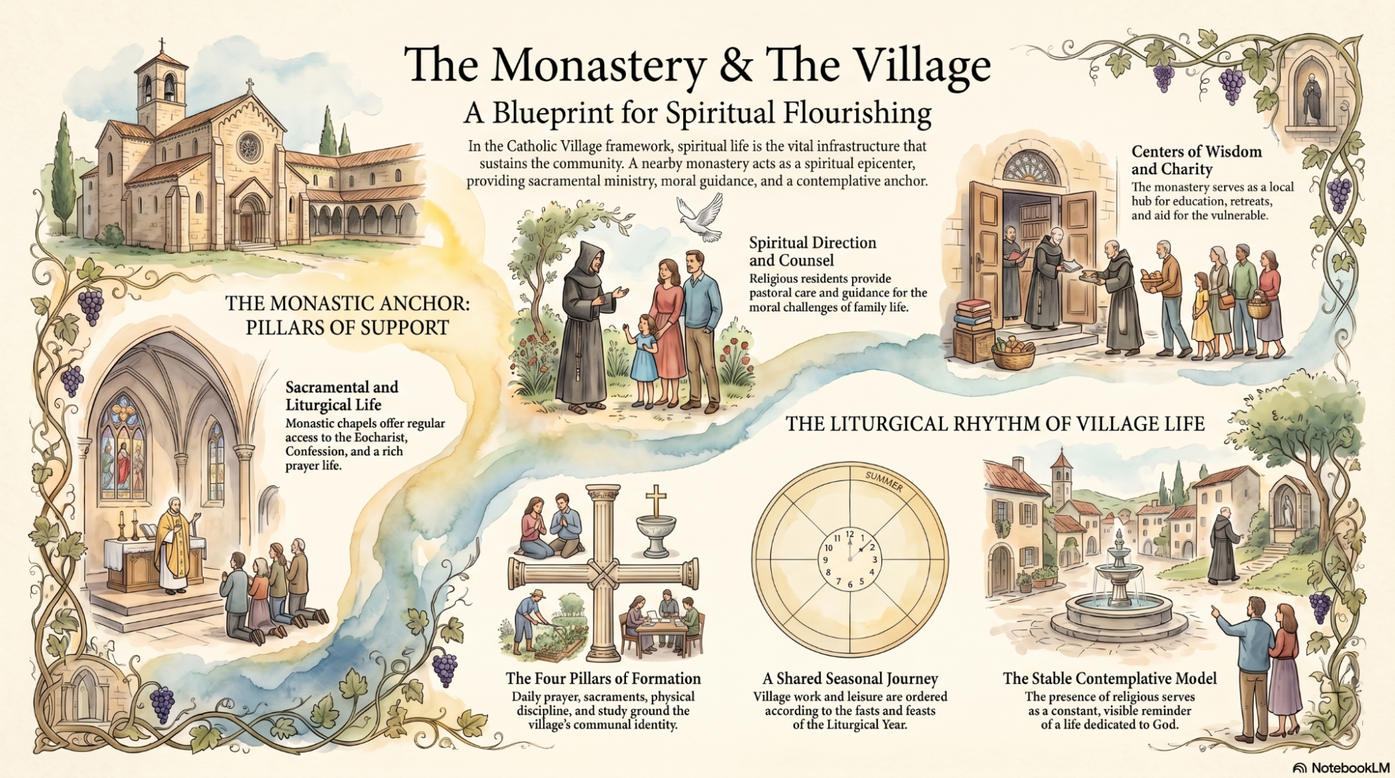 The Monastery & The Village: A Blueprint for Spiritual Flourishing